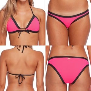 💓 NEW Small Hot Peach Culebra Mila Bikini Set  💓